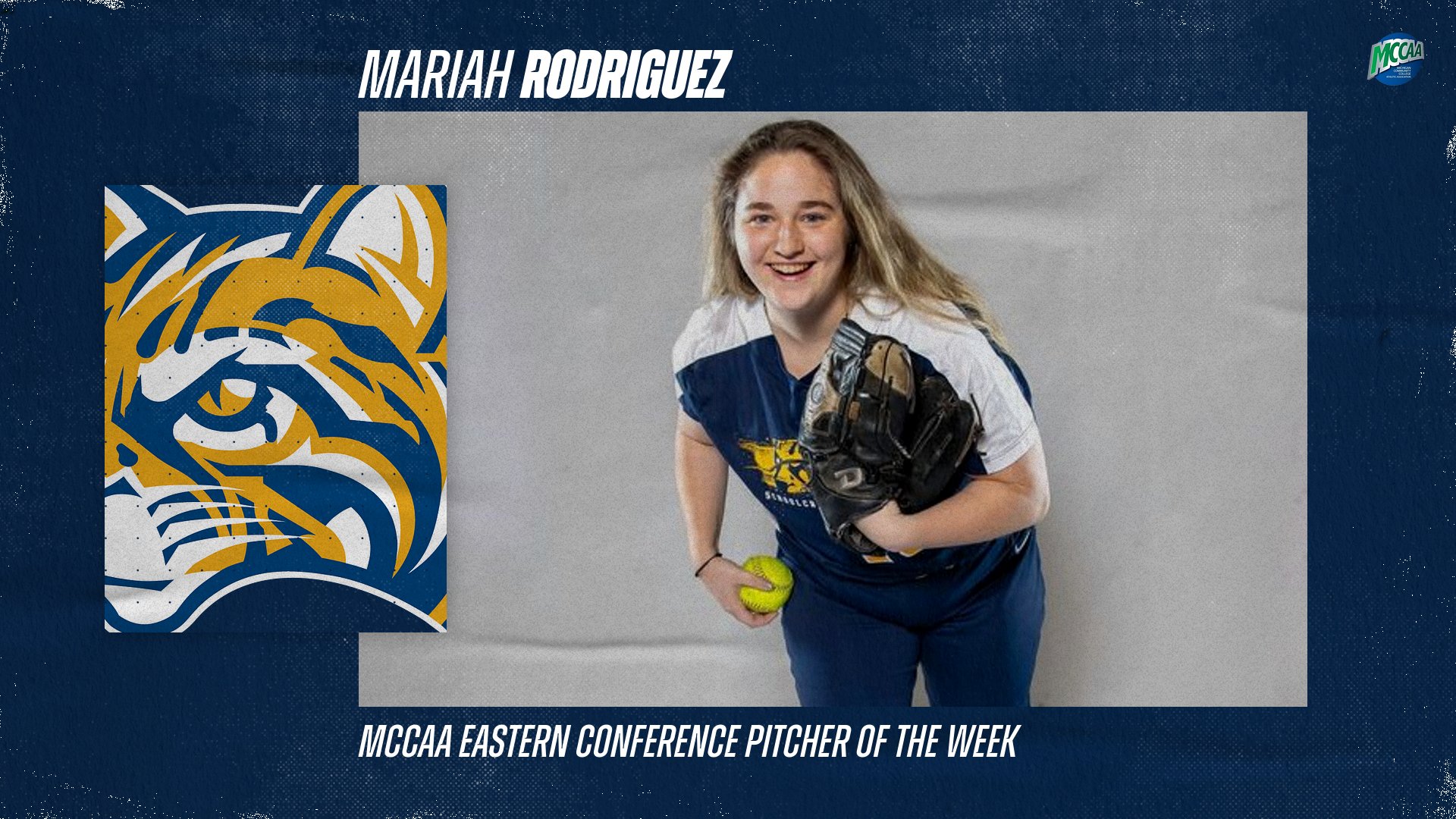 Mariah Rodriguez Named MCCAA Eastern Conference Pitcher of the Week